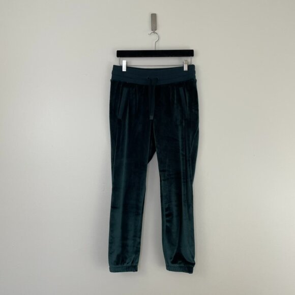 Athleta Double Cozy Karma Recovery Joggers in Teal Size Small - Picture 1 of 7